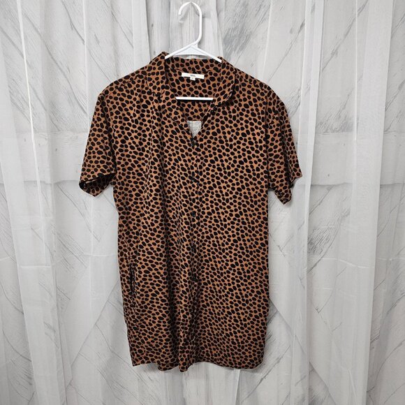 Leopard Print Short Sleeve Dress - Picture 10 of 13